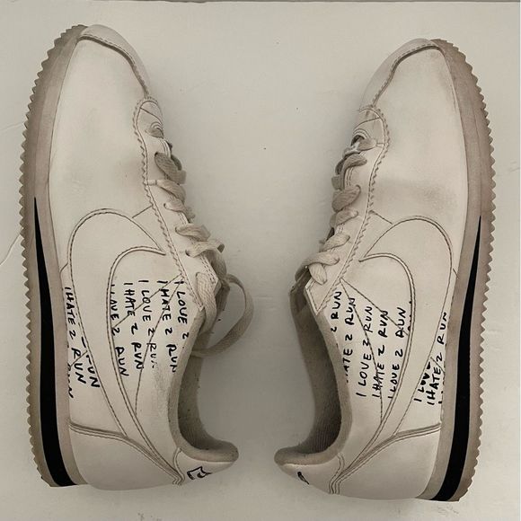 Nike Sneakers Mens 9M Classic Cortez X Nathan Bell White BV8165-100 Low Lace Up main image 4